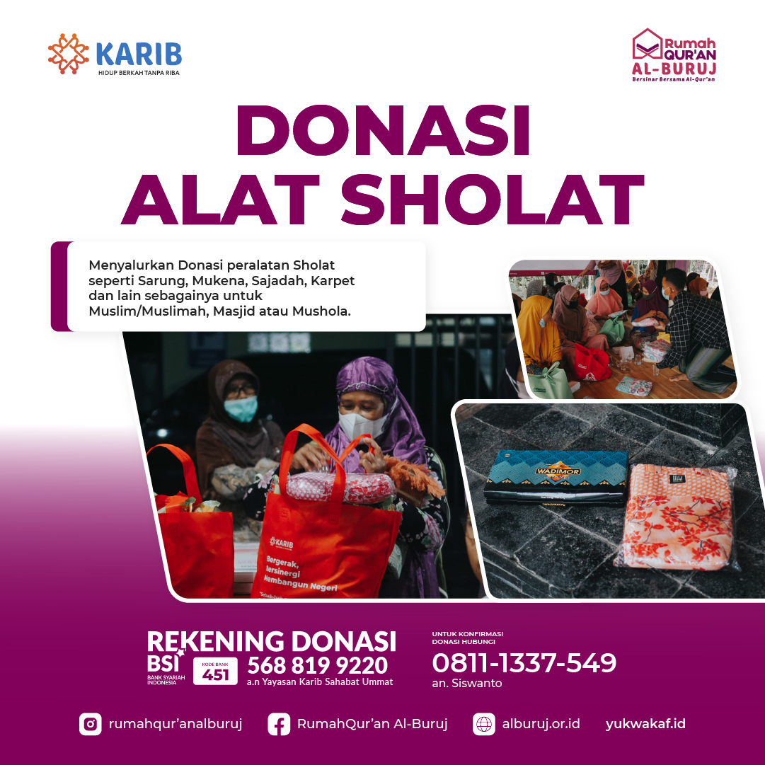 Donasi Alat Sholat