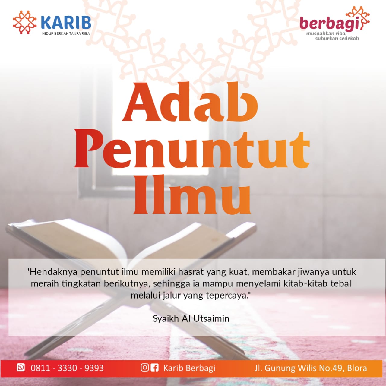 Wahai Penuntut Ilmu, Perhatikan Hal ini!